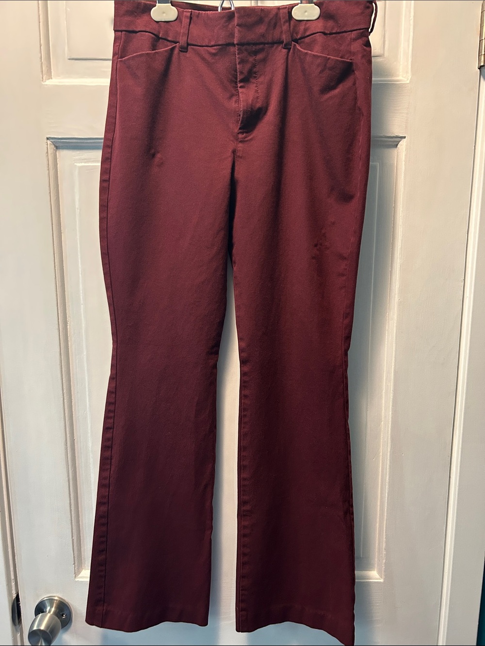 Old Navy Women's Burgundy Boot-Cut Pants